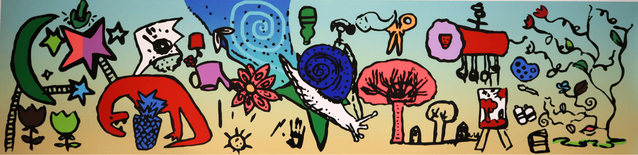 Una delle opere realizzate allo Spazio Onde grazie al nuovo plotter