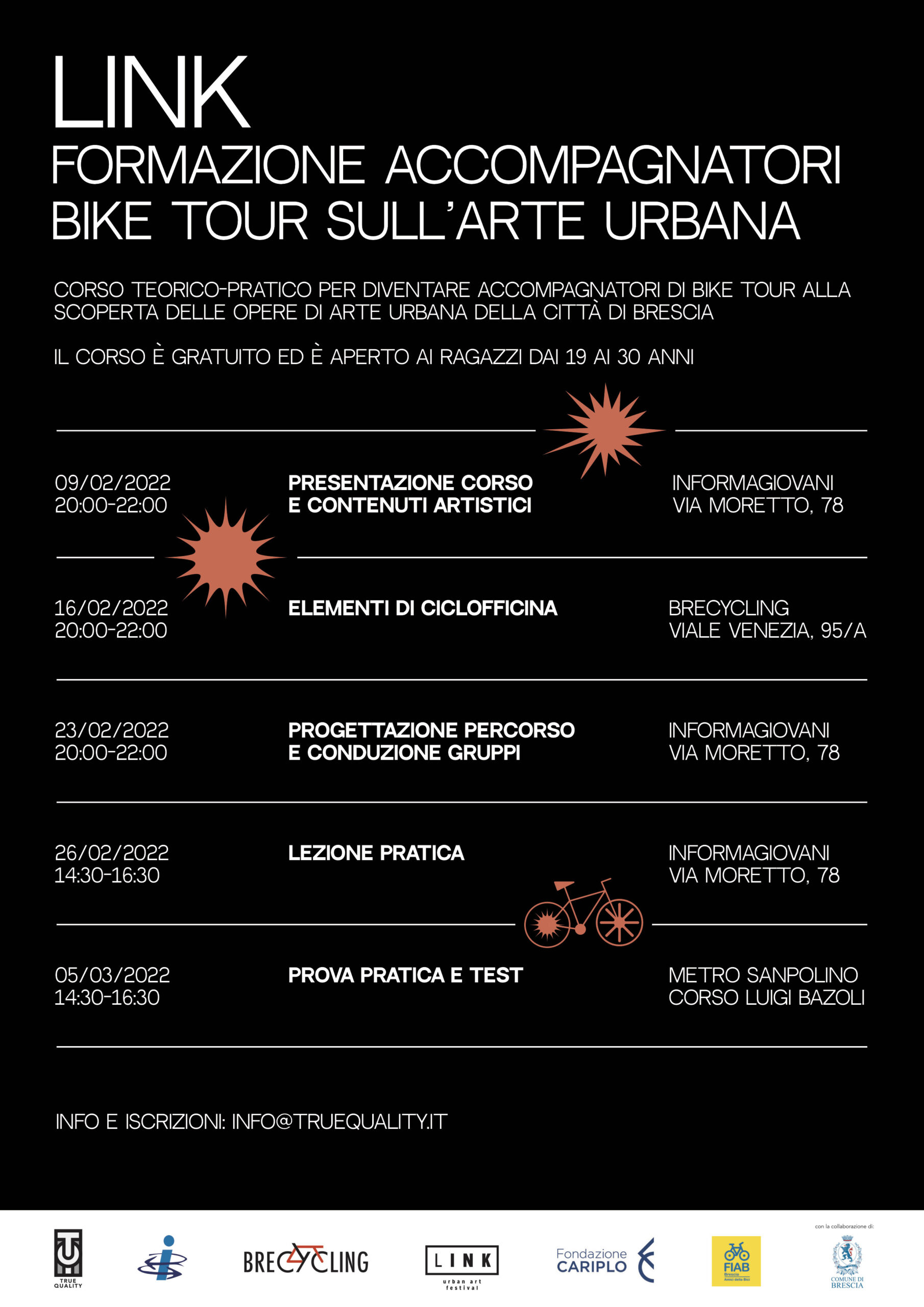Giovani guide per i Bike Urban Tour