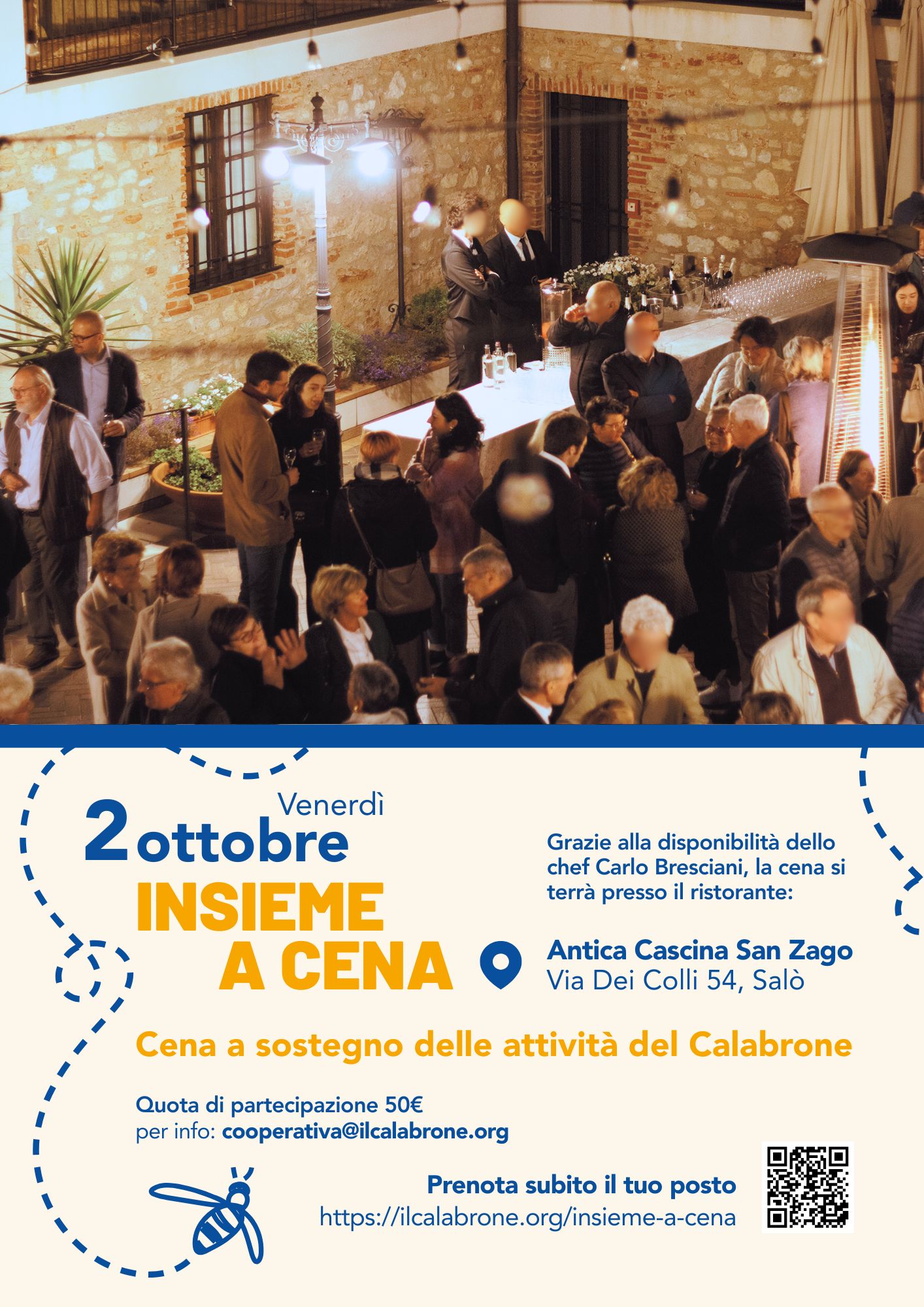 locandina insieme a cena 2026