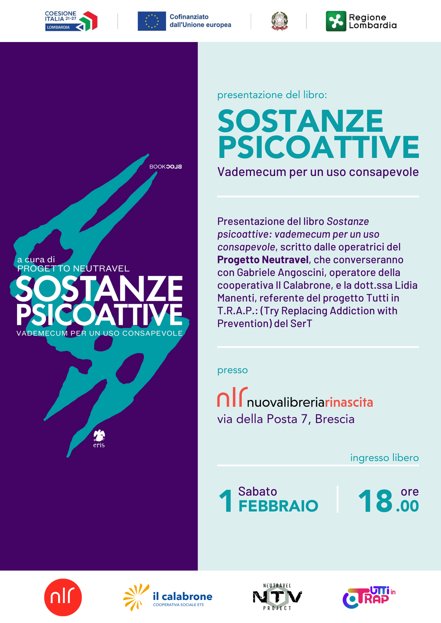 presentazione libro sostanze psicoattive